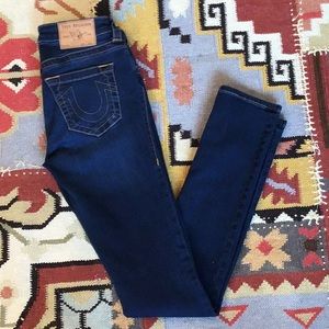 True Religion Stella Mid Rise Skinny Jeans 26